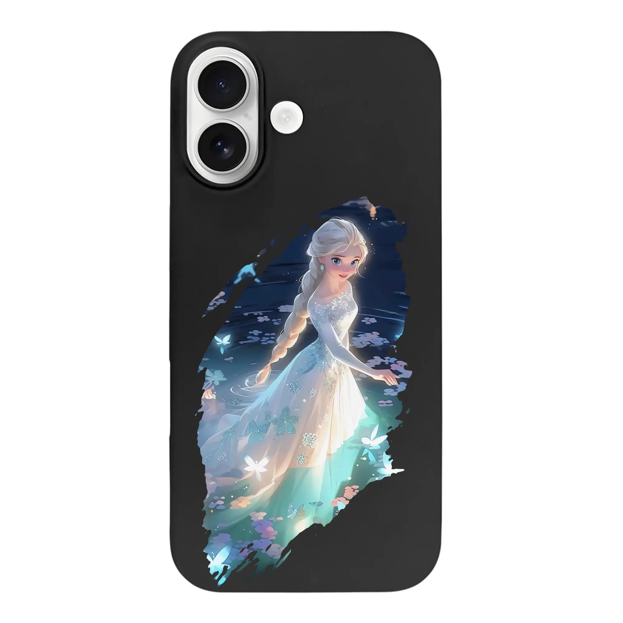 アナと雪の女王(Frozen) グッズ エルサ(Elsa) - iPhone 17 シリーズ シリコンケース 薄型 耐衝撃 指紋防止 ソフトタッチカバー 精密フィット 傷防止 保護ケース iPhone 17/17 Air/17 Pro/17 Pro Max 対応